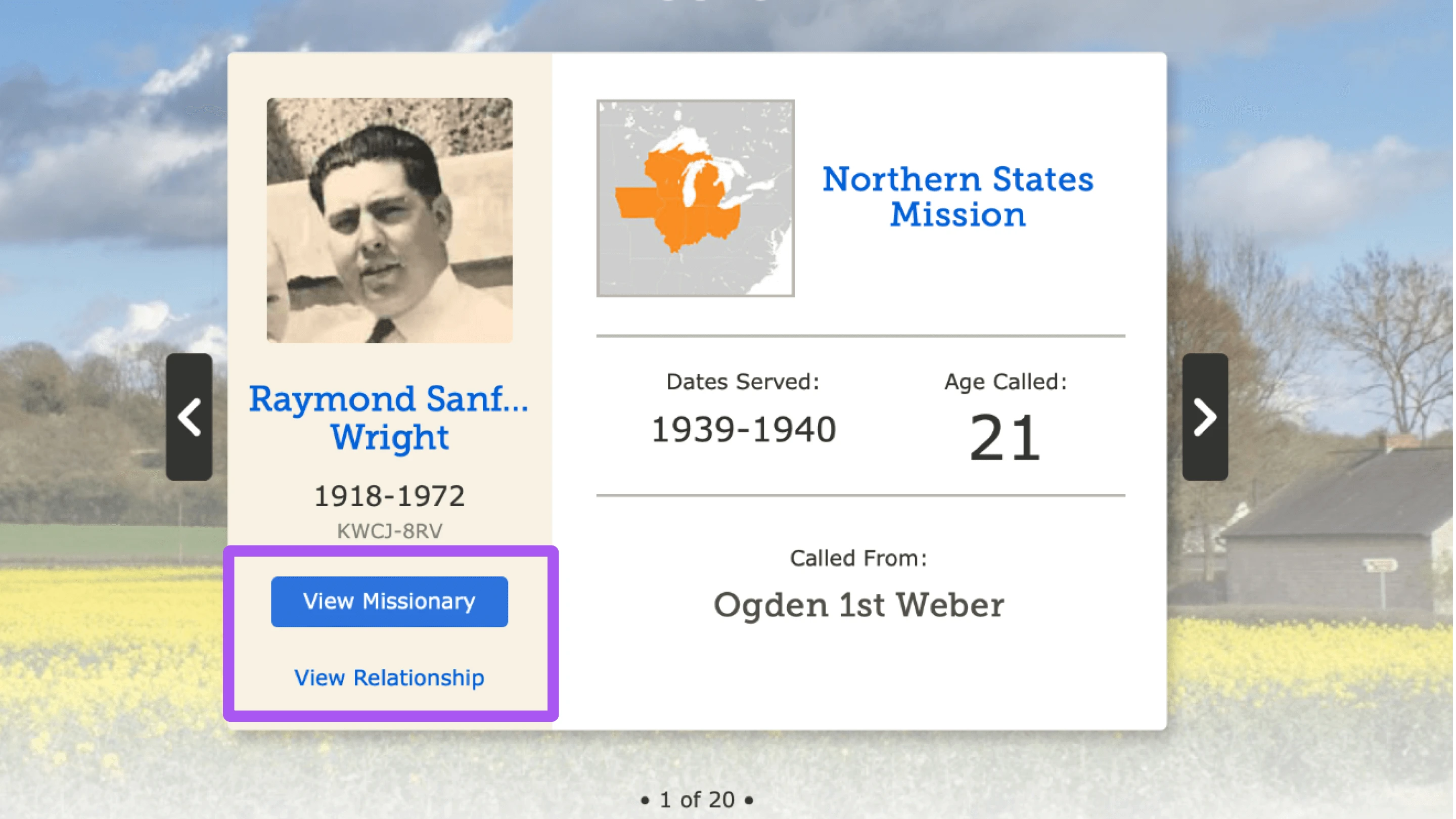CTA button pattern highlighted in a campaign layout