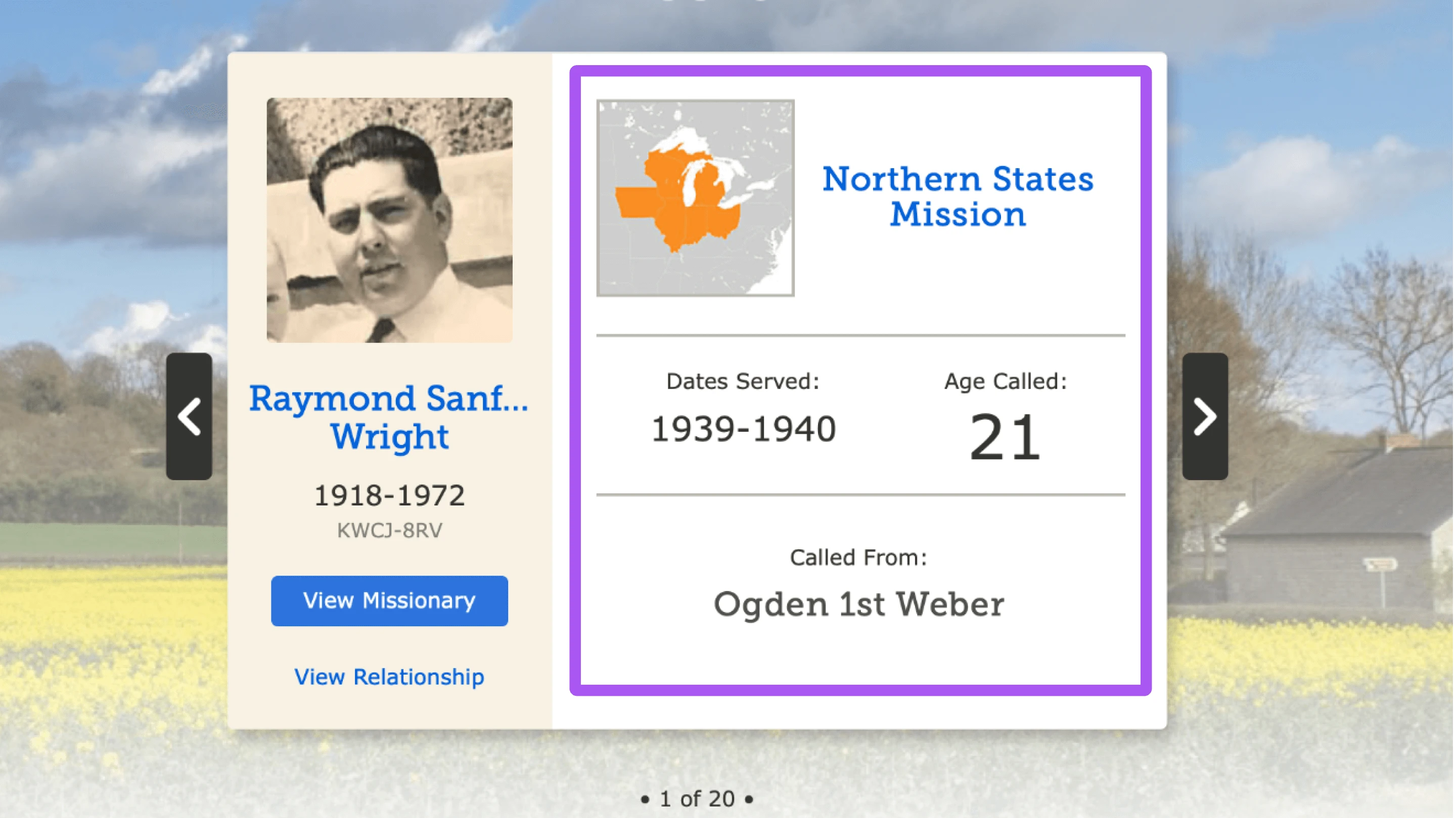 Data block pattern highlighted in a campaign layout